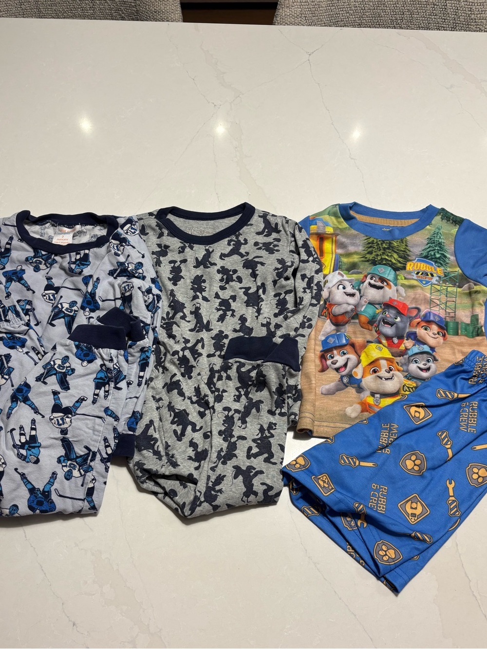 Paw Patrol Blue and Gray Kids Pajama Set - Character Sleepwear